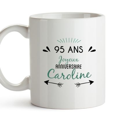 Mug avec message positif femme 95 ans
